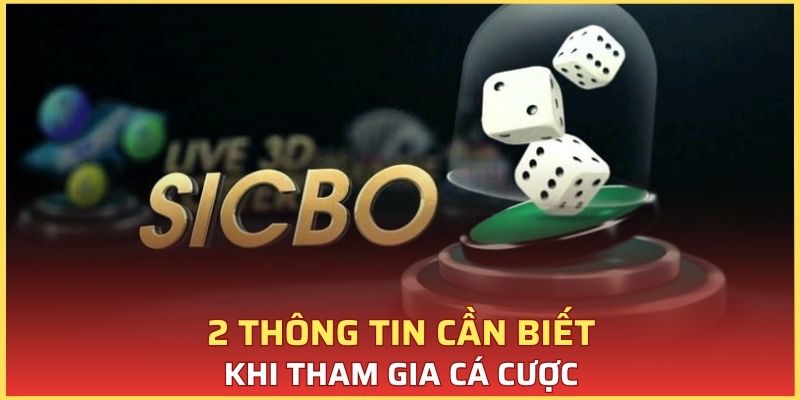 Luật chơi và cửa cược trong Sicbo online
